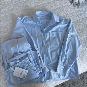 Djerf Avenue Breezy Shirt & Pants